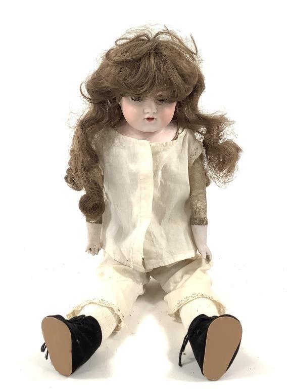 Kestner DEP 7 1/4 154 Bisque Head Kid Body Doll