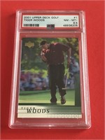 PSA 8.5 2001 UD Tiger Woods Rookie Card