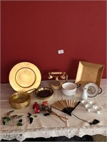 White & Gold Decorative Items