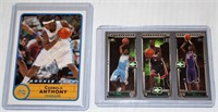 Carmelo Anthony Rookie Card & Topps Matrix Rookies