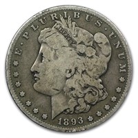 THE KEY DATE 1893 s Morgan Silver Dollar