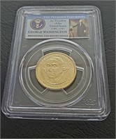 George Washington Graded Presidential Dollar