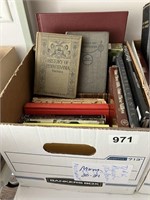 Box of Pennsylvania historical information & books