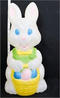 Vintage 17in Easter bunny blow mold, no cord