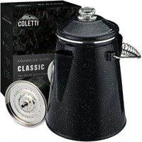 COLETTI Classic Camping Coffee Percolator - 12 Cup