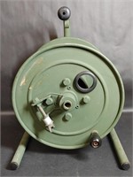 Vintage Military Green Cable Reel