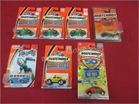 Matchbox Cars in Original Packaging: 7 pc lot