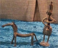 M - AFRICAN TRIBAL IRON FIGURES (L104)