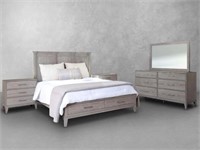 Abbyson Palmera King Size Bedroom Set