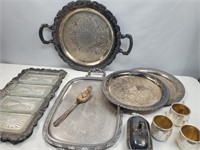 Group of silver plate items-Rogers, Oneida