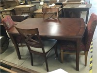 Decorative Wood Table 4 Chairs