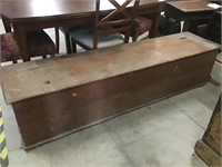 Old Wood Storage Bench