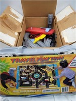 Travel Play Town mat and vehicles/ race track a