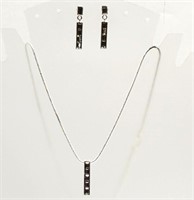 Crystal Necklace & Earrings SET