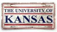 The University of Kansas License Plate