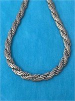 8.5in. Sterling Silver Necklace 19.40 Grams