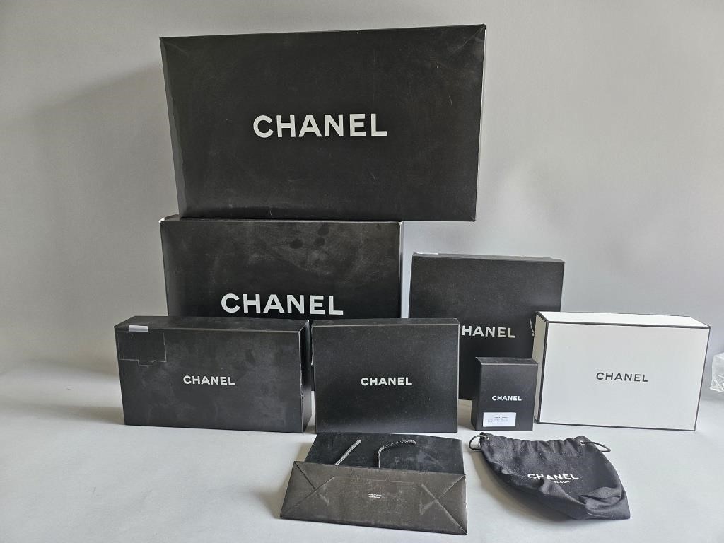 Empty Chanel Boxes and Bags