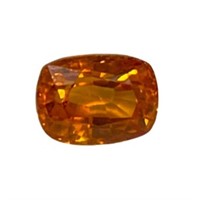 Natural 3.25ct Radiant Orange Sapphire Gemstone