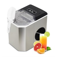 Countertop Ice Maker, Portable Stainless Steel