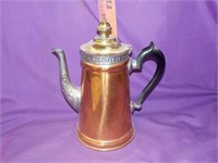 Brass copper teapot