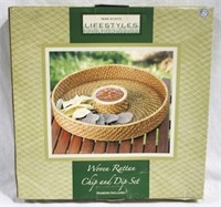 Home Accents chip & dip set in box
