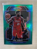 Joel Embiid 2021 Prizm Green