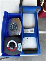 Assorted 100ft. And other tape measures, panel