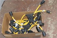 LOT 10 WOODS ELECTRICAL POWER SPLITTERS