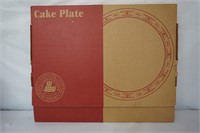 Longaberger Pottery Cake Plate