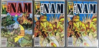 3pc The ‘Nam #1-2 Marvel Comic Books