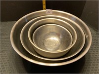 4pc Stainless Steel Bowls