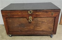 Large Wood Toy Chest