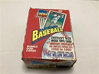 1991 Topps Baseball Card Hobby Box with 36 Packs