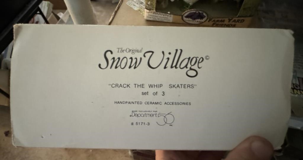 DEPT. 56 CRACK THE WHIP SKATERS