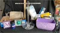 Jewelry Holder, Baskets, Bathroom assortment