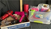 Blow dryers, Cosmetic Sponges, Headbands,