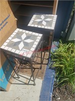 Two Small Plant Tables (connex 1)