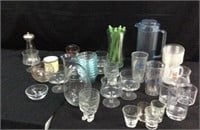Glassware, Pitchers, Vases & More - 10C