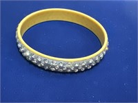 Celluloid Sparklers Bangle Bracelet