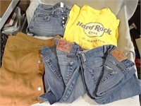 3 Lucky Brand Jeans - Skirt - Ugg Shirt - Misc