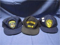 police hats .