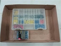 assortment of electrical and fuses
