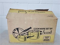 Accent cookware set in original box