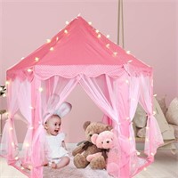 Princess Tent for Girls,Kids Castle Play Tent