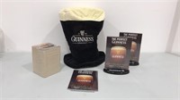 Guinness HAT & promotional table signs, and whole
