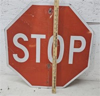 Aluminum stop sign