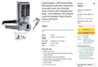 FM8598  Simplex L1000 Metal Mechanical Lock 70mm,
