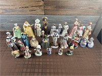 Lot of 25 Figurines Homco Japan Franklin