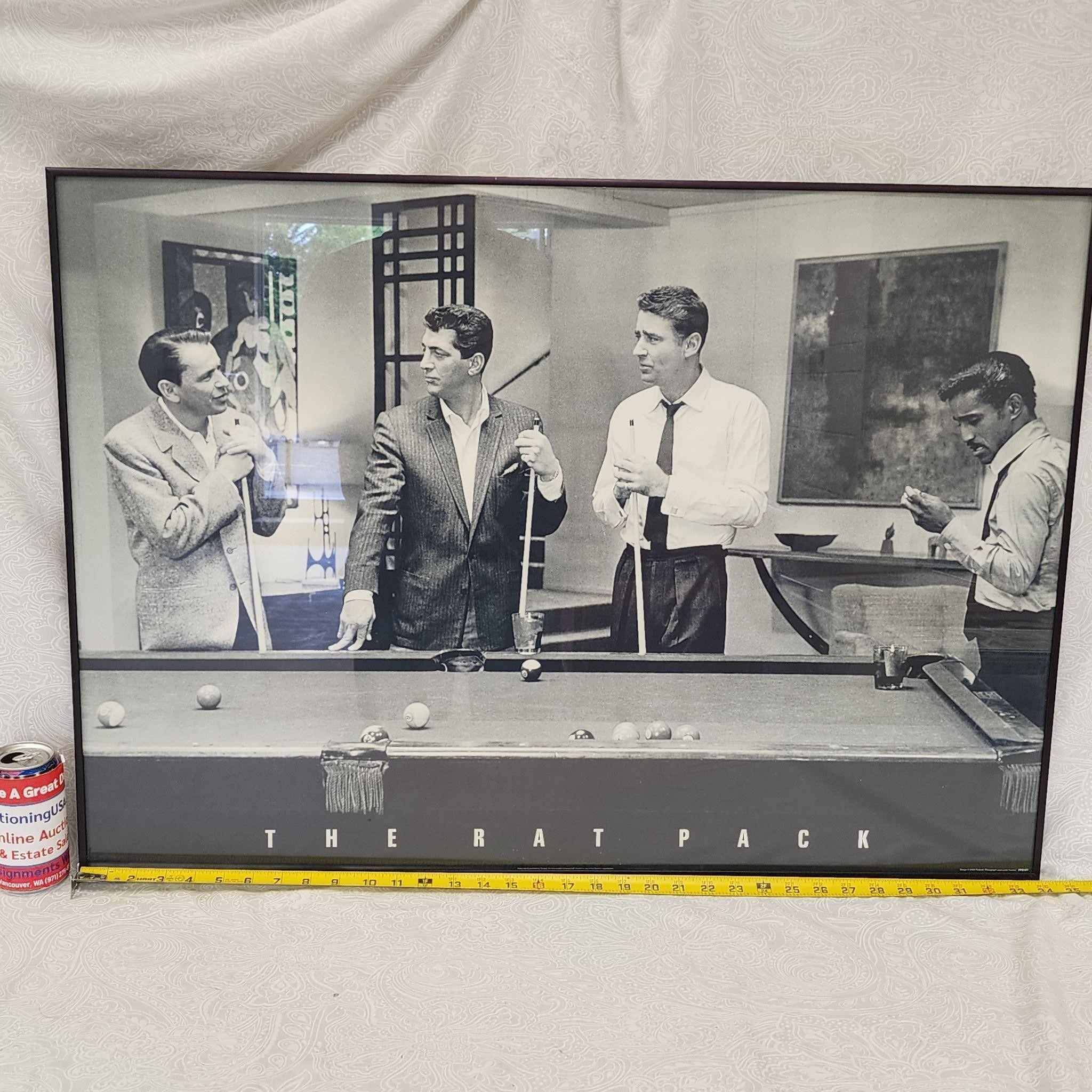 Large Man Cave "The Rat Pack" Art Poster