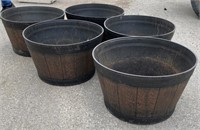 5 - 20" Plastic Planters